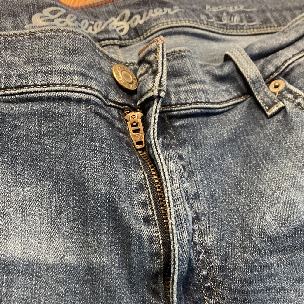 Eddie Bauer size P16 boyfriend slim jeans (#2) - Picture 4 of 7